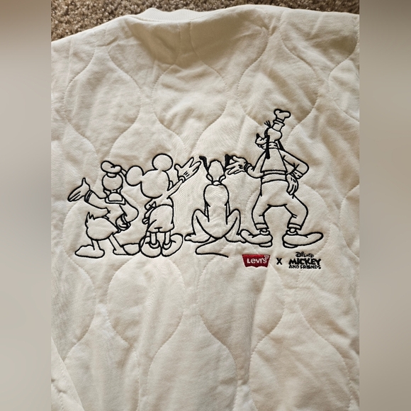 Levi's® X Disney Mickey&Friends Down Crew Block Reversible Sweartshirt, Size XL - Picture 8 of 8